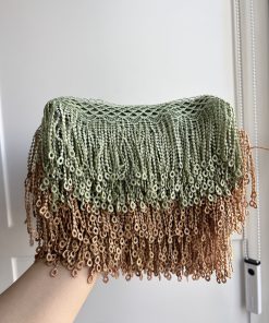 شال نخی ریش ریشی گندم🌾