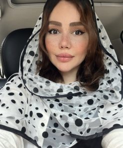 شال توری خال مخمل