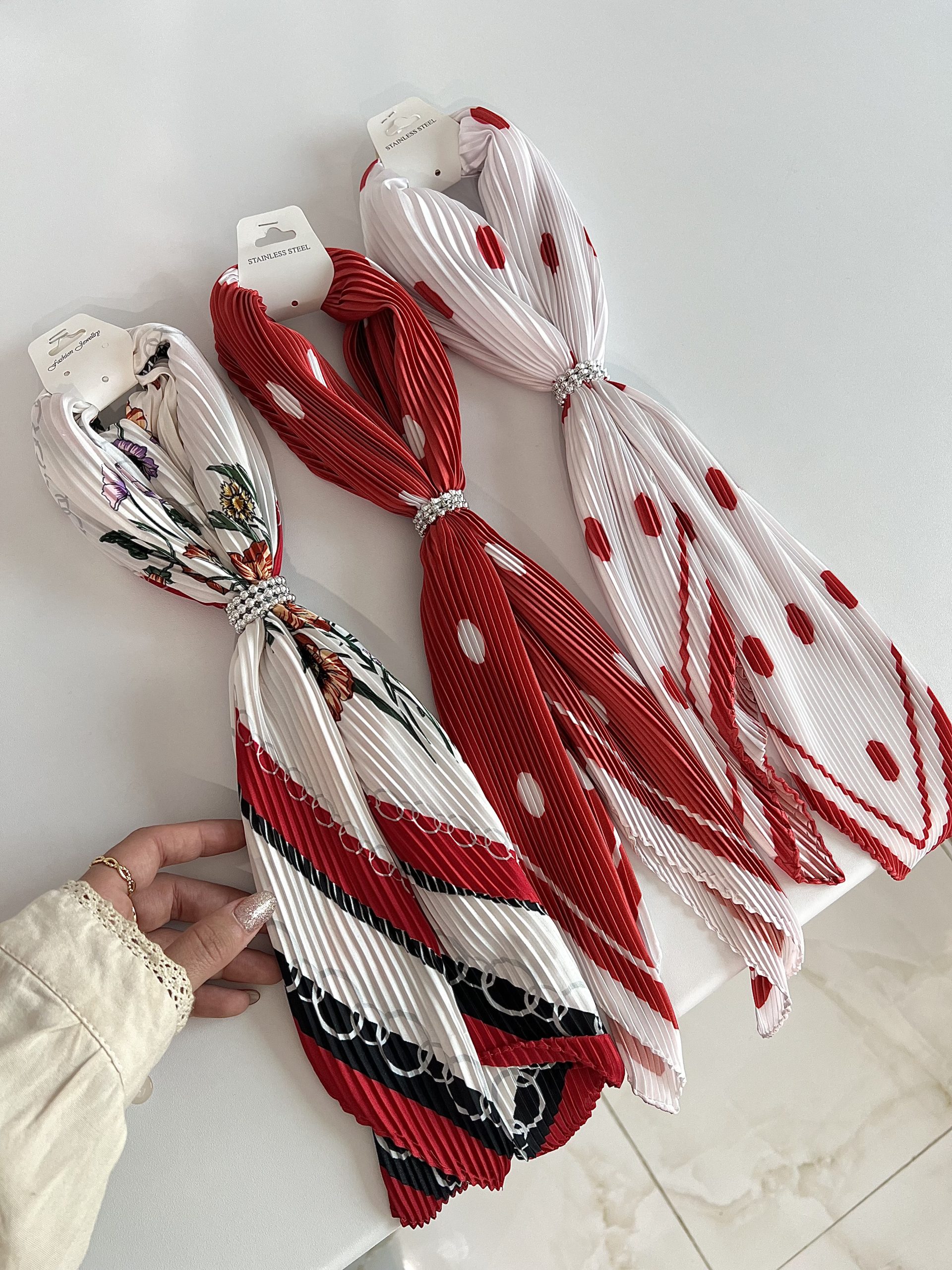 اسکارف گردنبندی گیلاس🍒